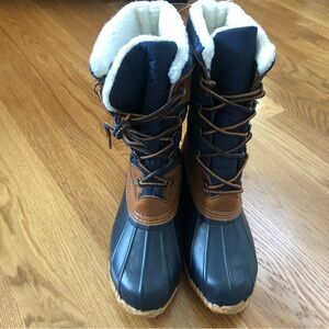 Lands’ End Duck Snow Waterproof Boots Size 7